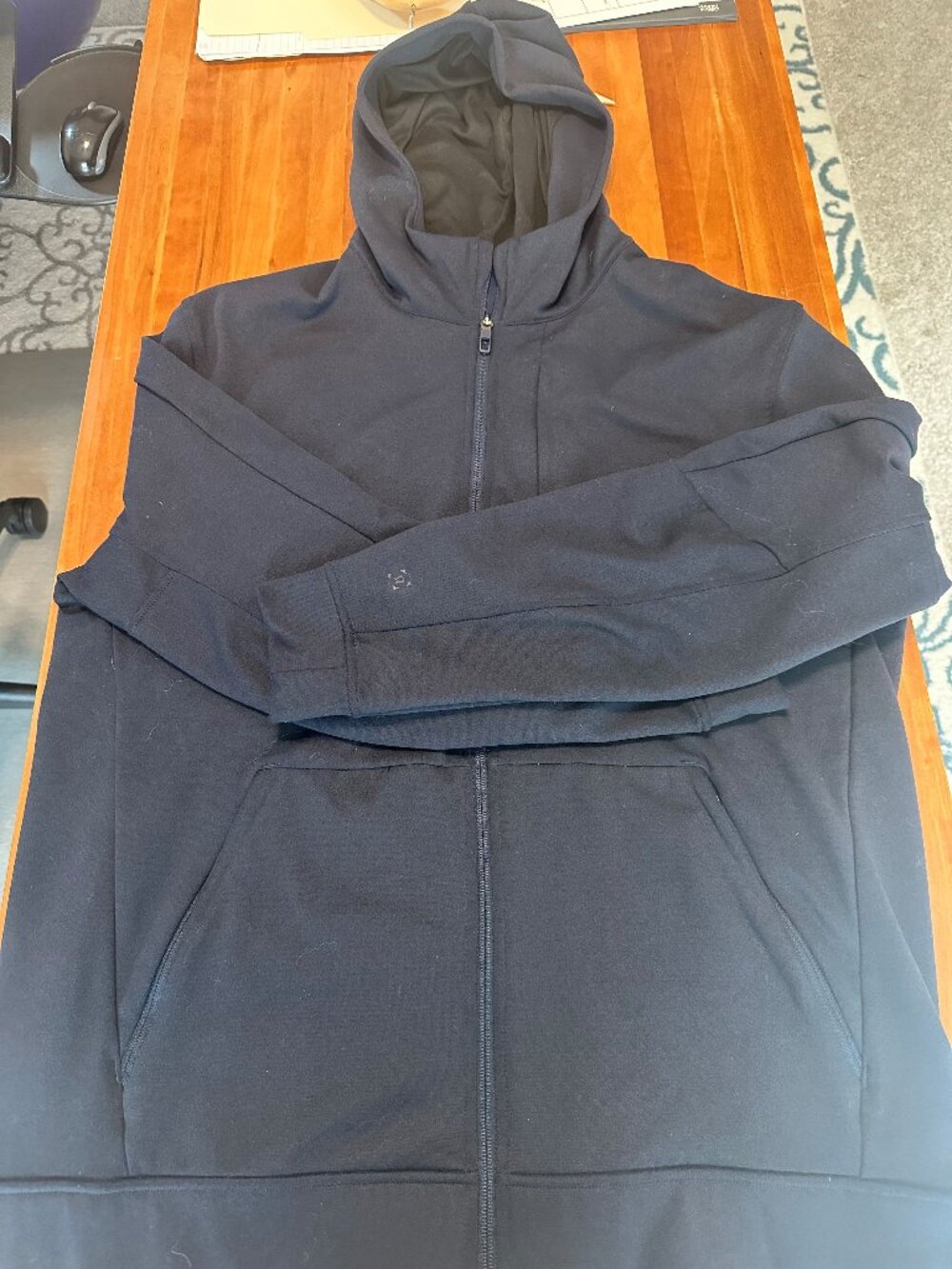 Men's Lululemon City Sweat Zip Hoodie XL - Navy Blue